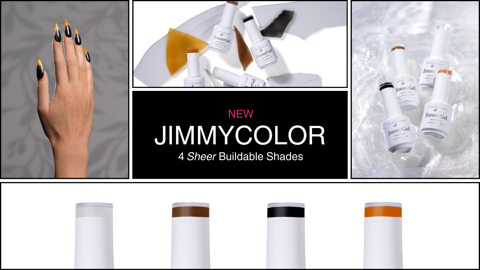 Introducing JimmyColor: The Next Evolution of JimmyGel | +Upgraded Peek-a-Boo Tops!