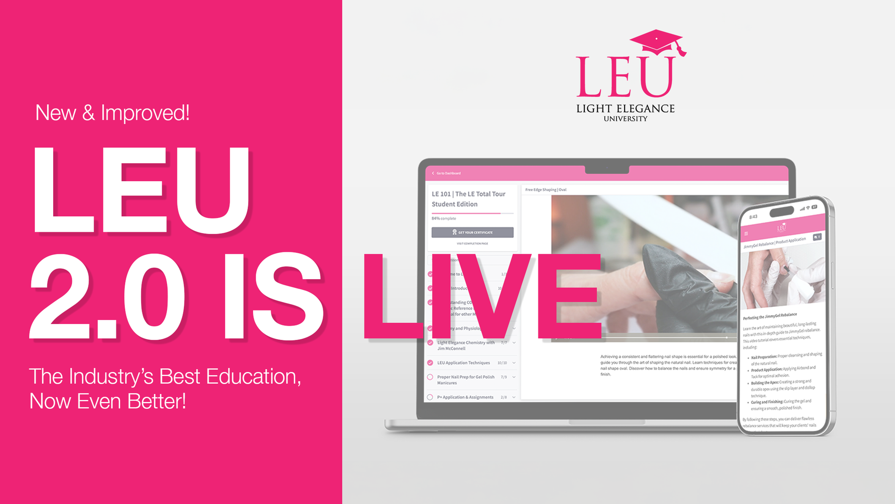 Light Elegance Launches LEU 2.0 – The Ultimate Nail Education Experience