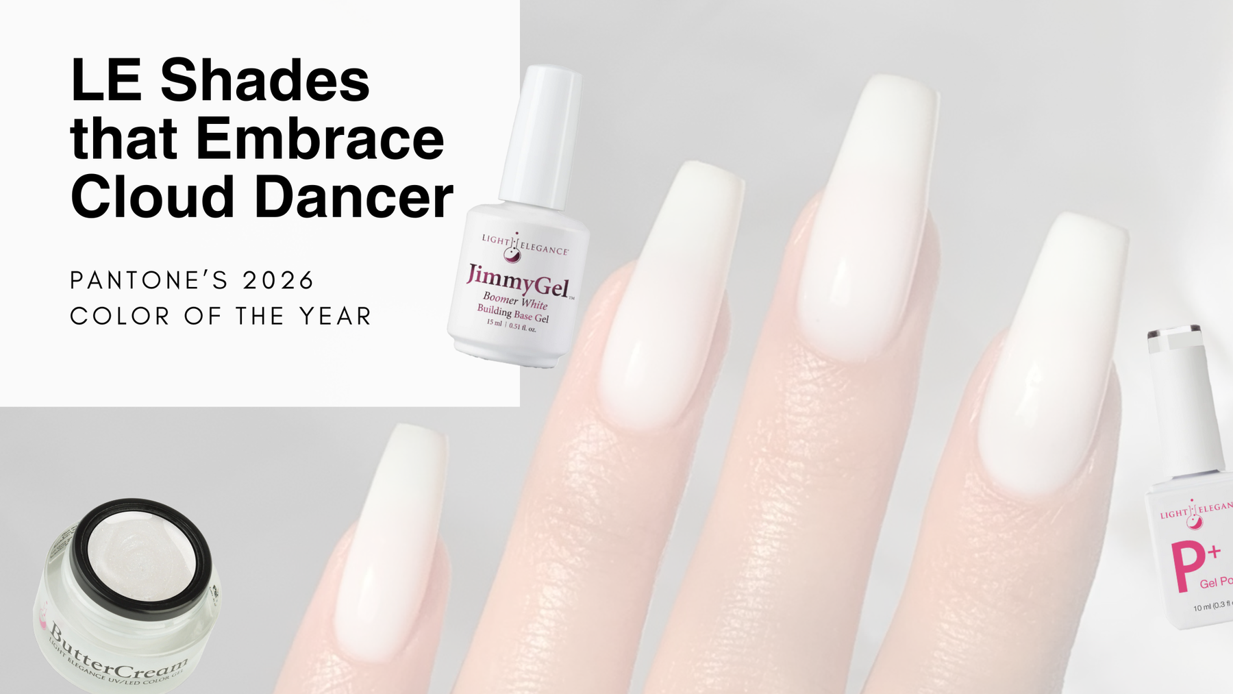 Embracing Cloud Dancer: LE Shades That Capture the Calm of Pantone’s 2026 Color of the Year