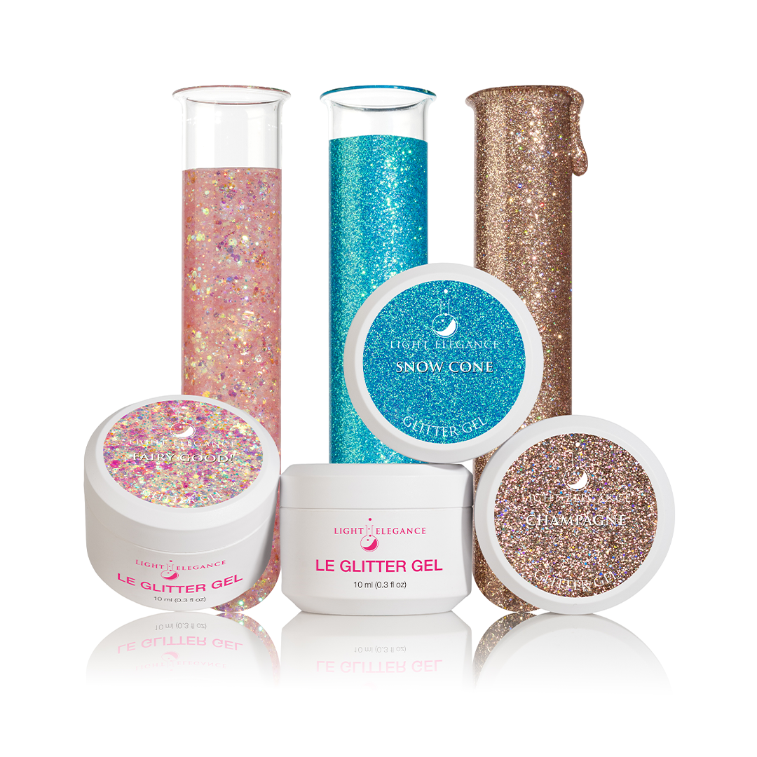 Snow Cone UV/LED Glitter Gel — Light Elegance