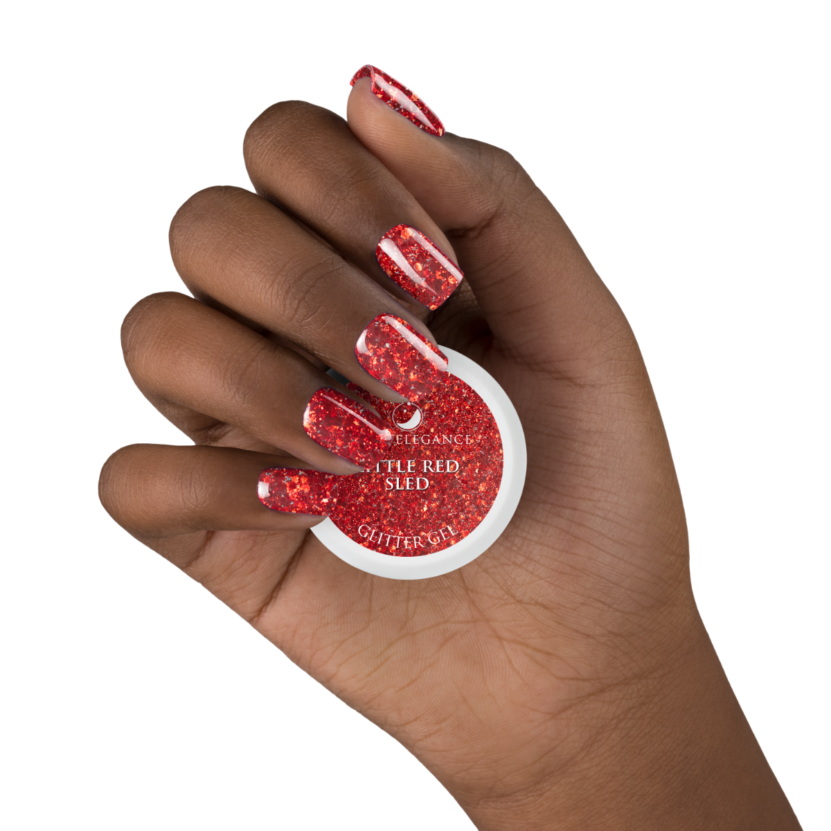 Little Red Sled Glitter Gel 10 ml