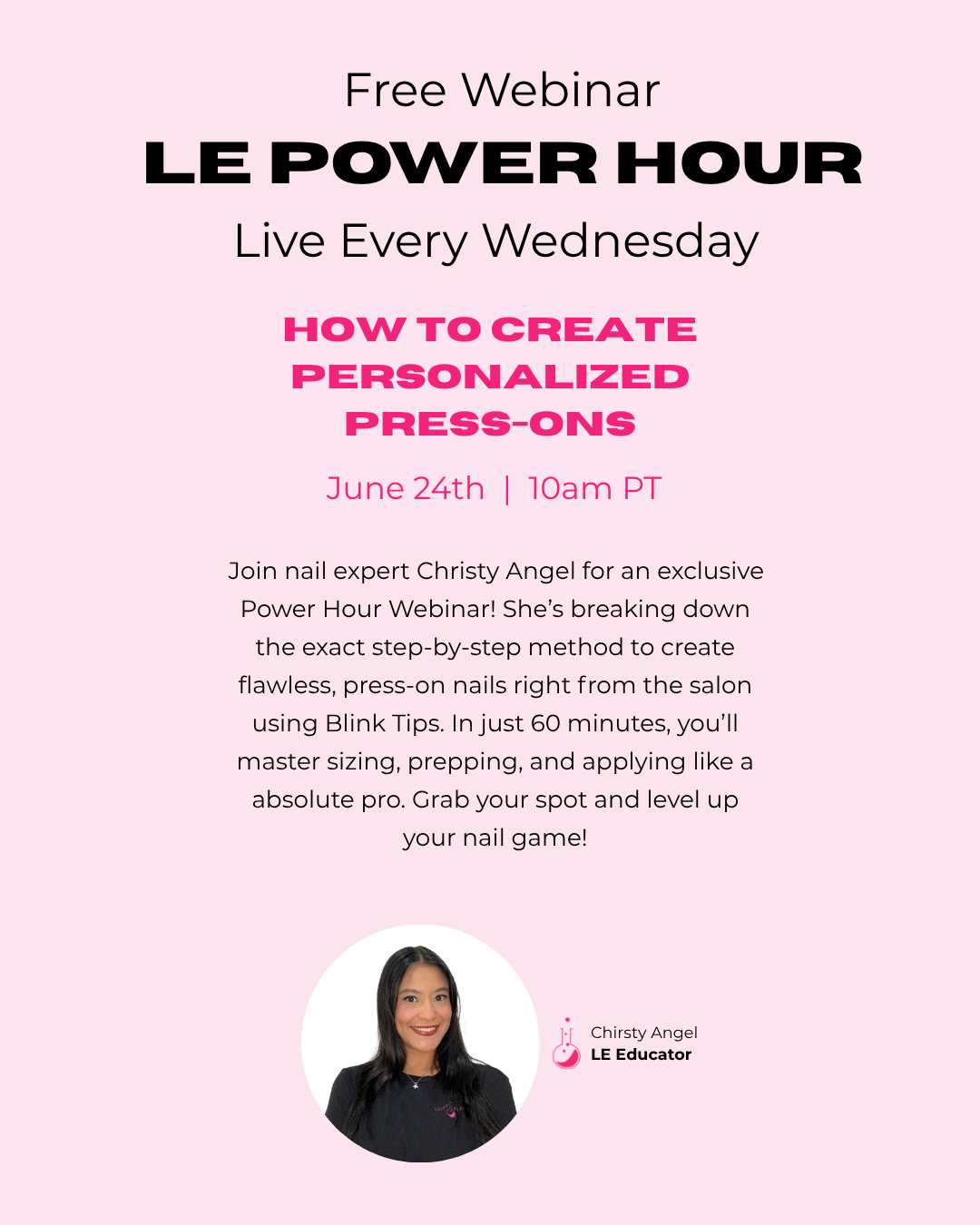 (FREE!) LE Power Hour Every Wednesday @ 10 am PT