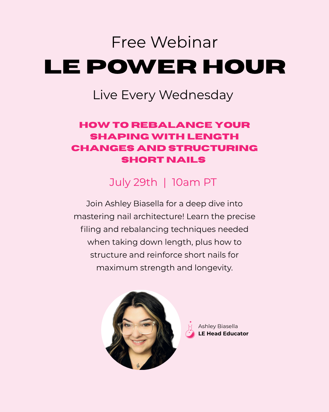 (FREE!) LE Power Hour Wednesday @ 10 am PT