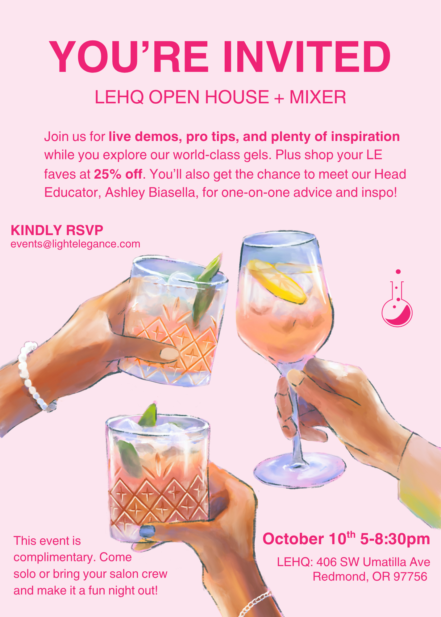 In Person at LEHQ | Structure & Style :: E-File Techniques with Structured Manicures & Advanced Nail Art  | October 11 & 12 2026