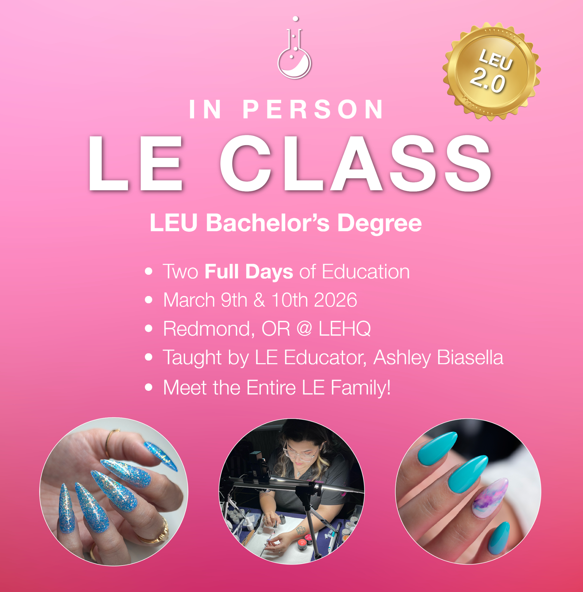 In Person | LEHQ LEU Bachelor's Degree - March 9 & 10 2026