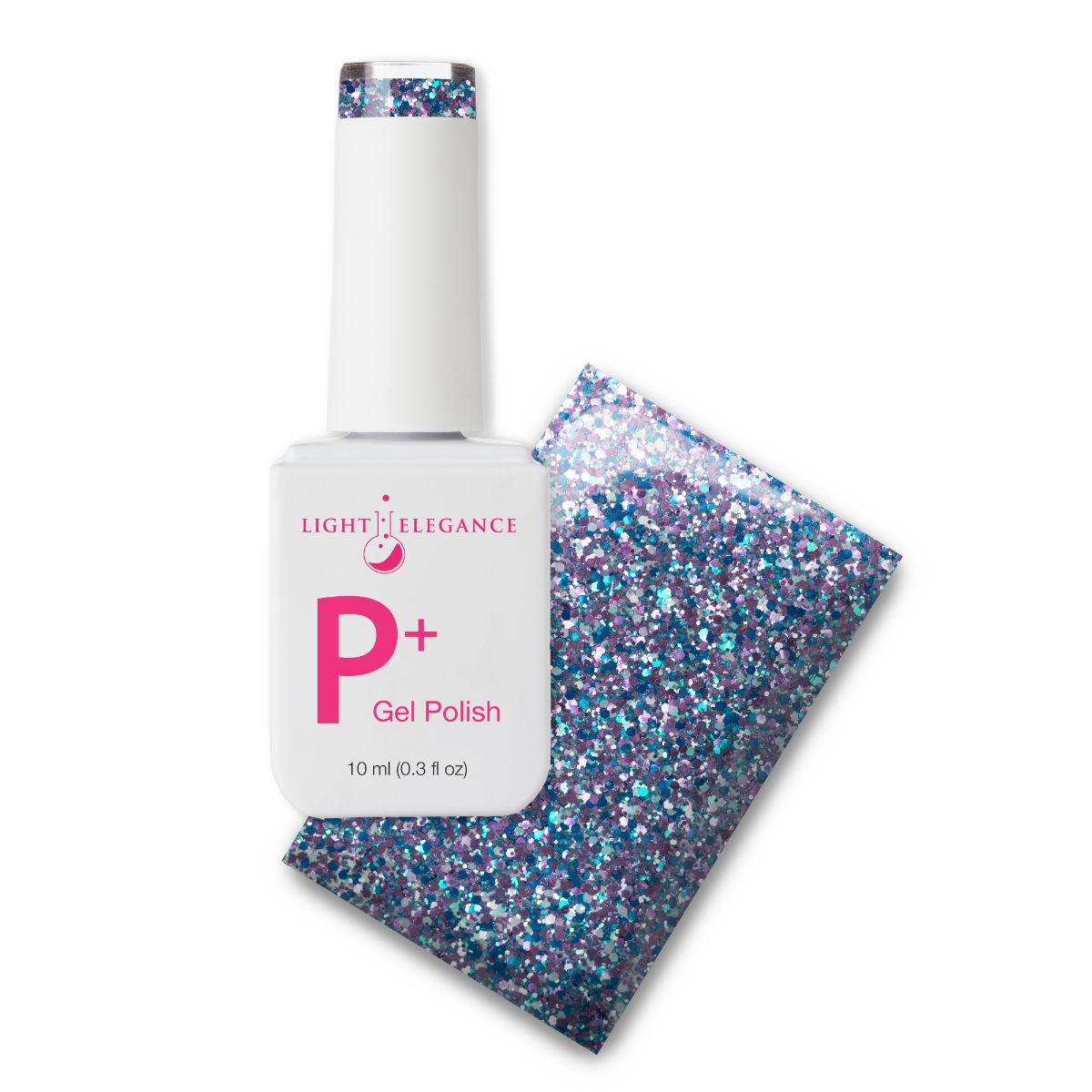 P+ Bratty Blue Glitter Gel Polish 10 ml