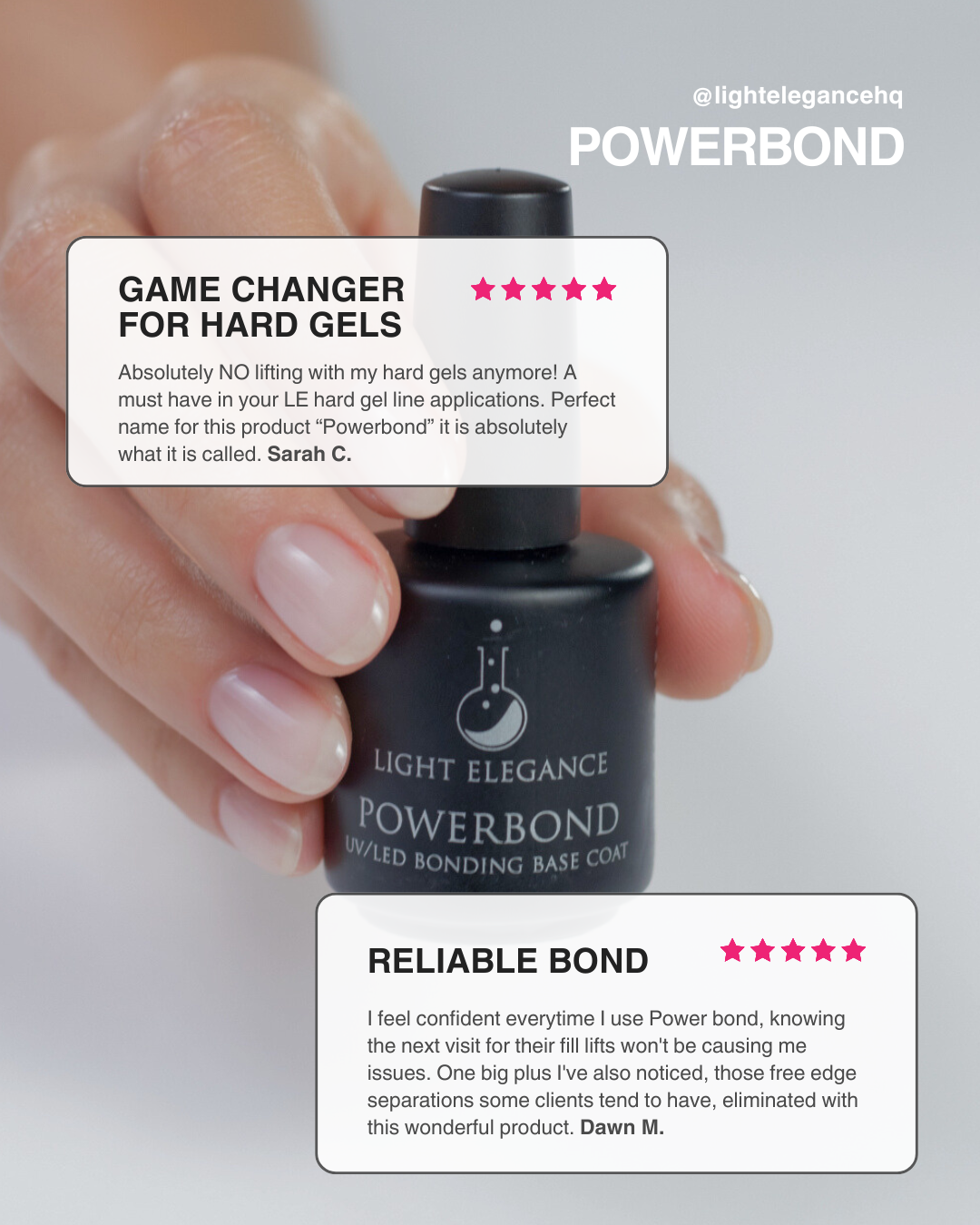 POWERBOND UV/LED Bonding Base Coat — Light Elegance POWERBOND UV/LED Bonding Base Coat — Light Elegance