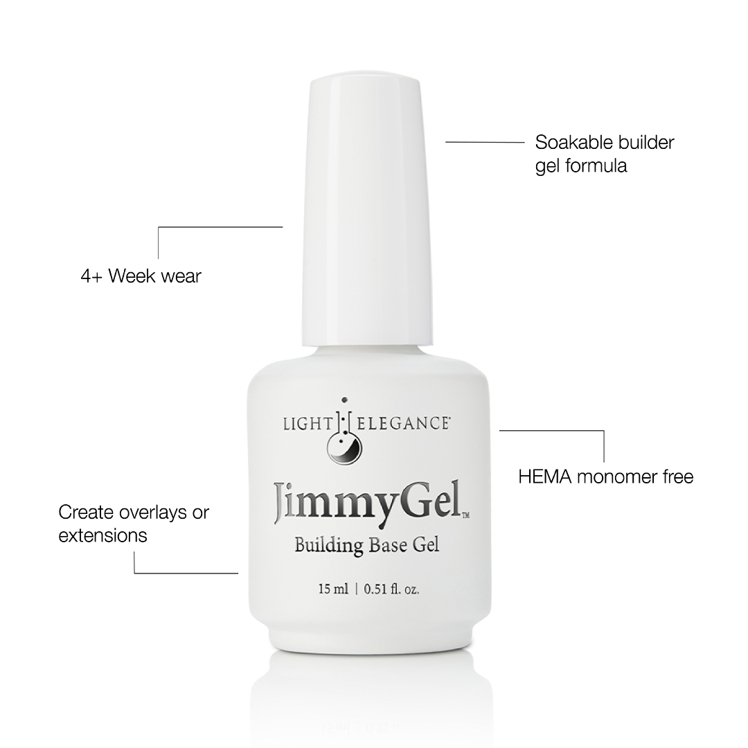 Crystal Clear JimmyGel Building Base in a Bottle