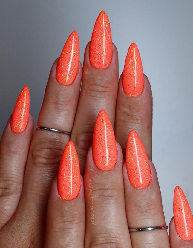 P+ Orange Crush Glitter Gel Polish 10 ml