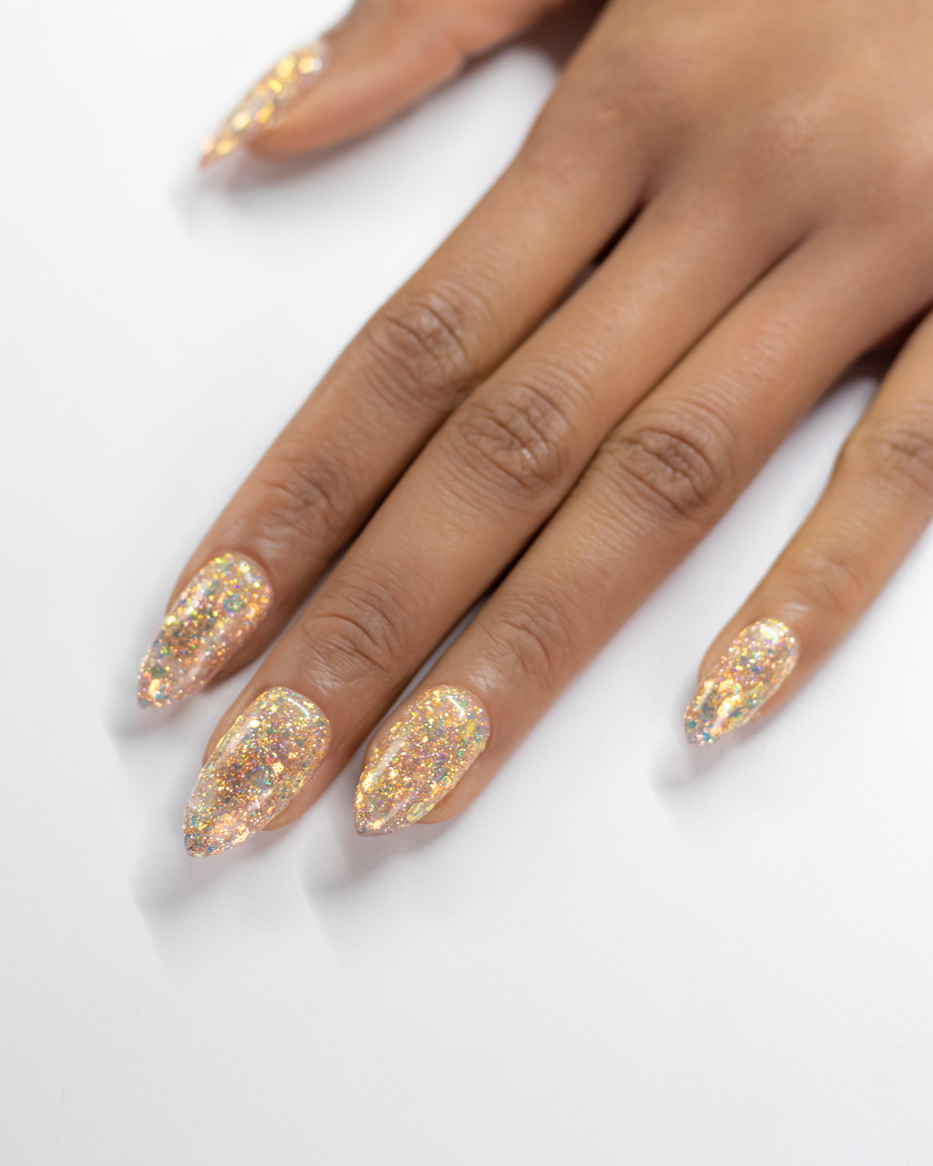 P+ Sandy Bottoms Glitter Gel Polish 10 ml