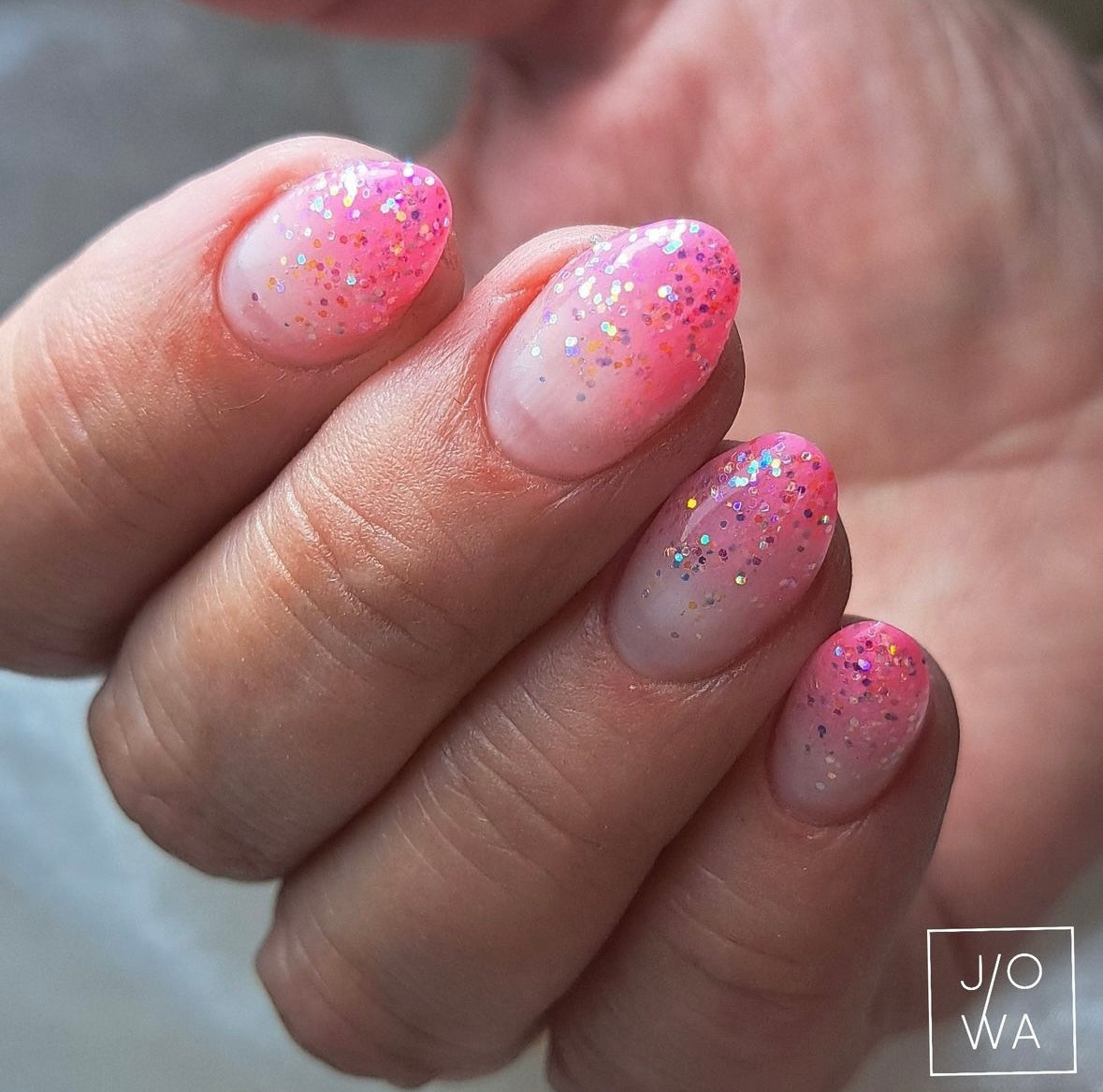 Nail Glitter Wrap-Around Extensions 2025